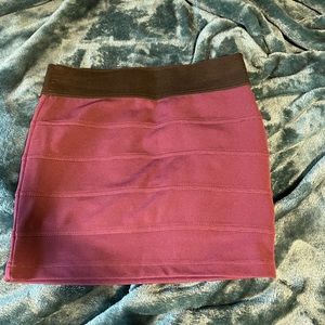 Charlotte Russe purple body con skirt